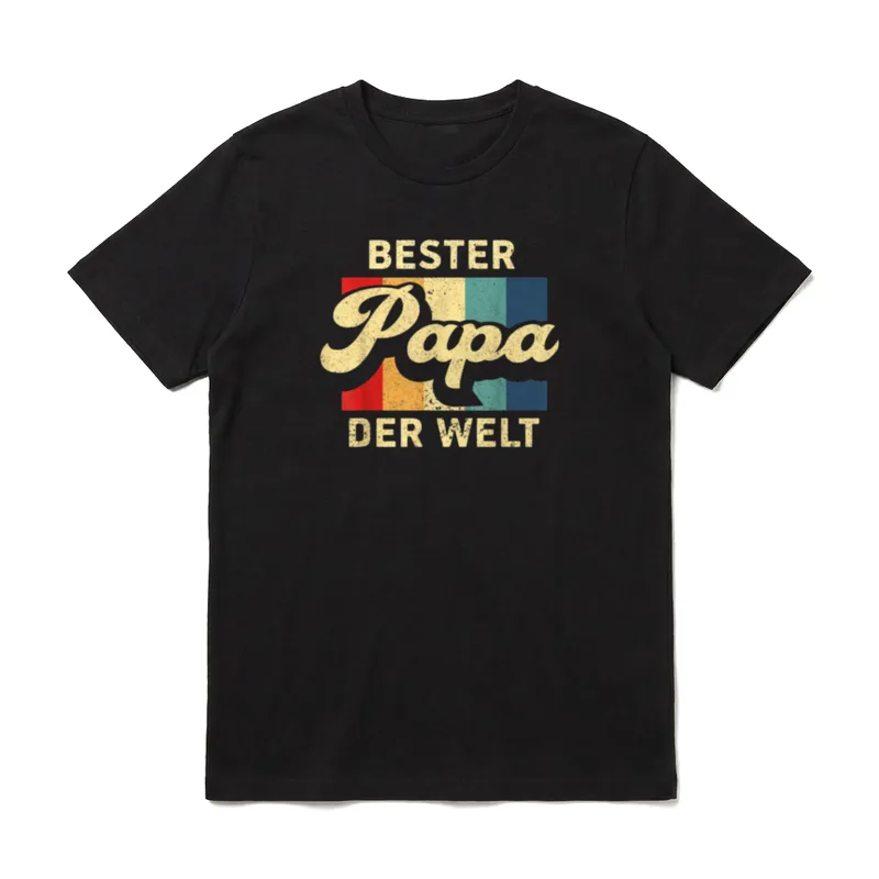 Bester Papa Der Welt T-Shirt – Klassisches T-Shirt in Schwarz