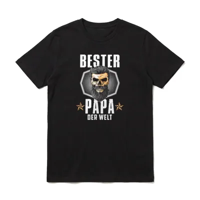 Bester Papa Der Welt T-Shirt – Klassisches T-Shirt in Schwarz