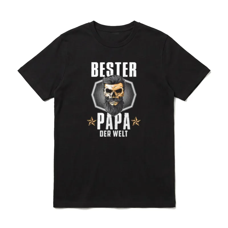Bester Papa Der Welt T-Shirt – Klassisches T-Shirt in Schwarz