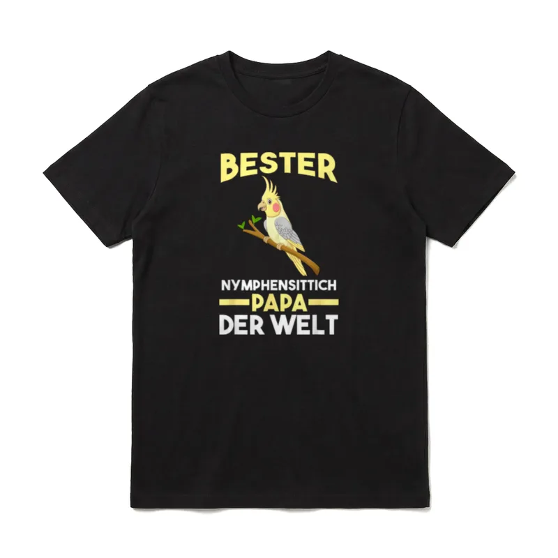 Vogel Bester Nymphensittich Papa T-Shirt – Klassisches T-Shirt in Schwarz