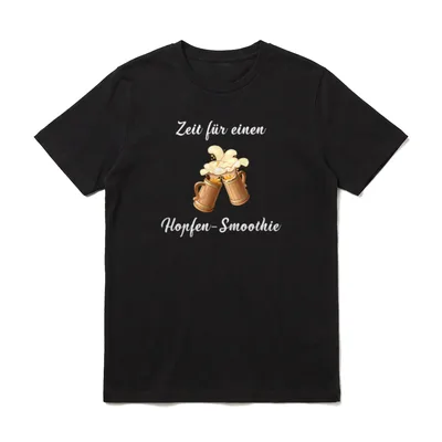 Bier T-Shirt lustig – Klassisches T-Shirt in Schwarz