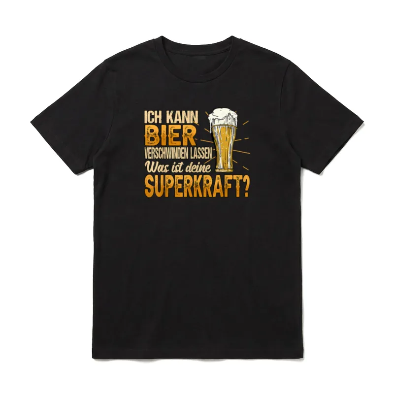 Bier Trinker Vatertag Lustig T-Shirt – Klassisches T-Shirt in Schwarz