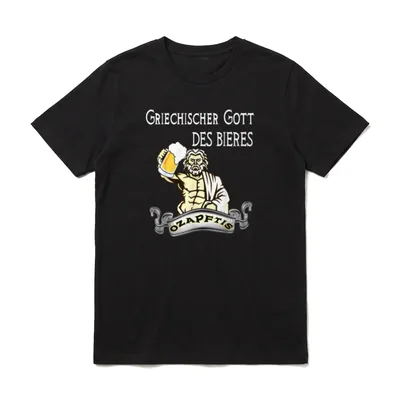 O´zapft is griechischer Gott T-Shirt – Klassisches T-Shirt in Schwarz