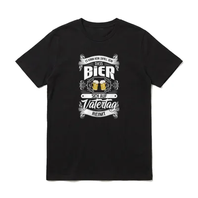 ES kann KEIN ZUFALL T-Shirt – Klassisches T-Shirt in Schwarz