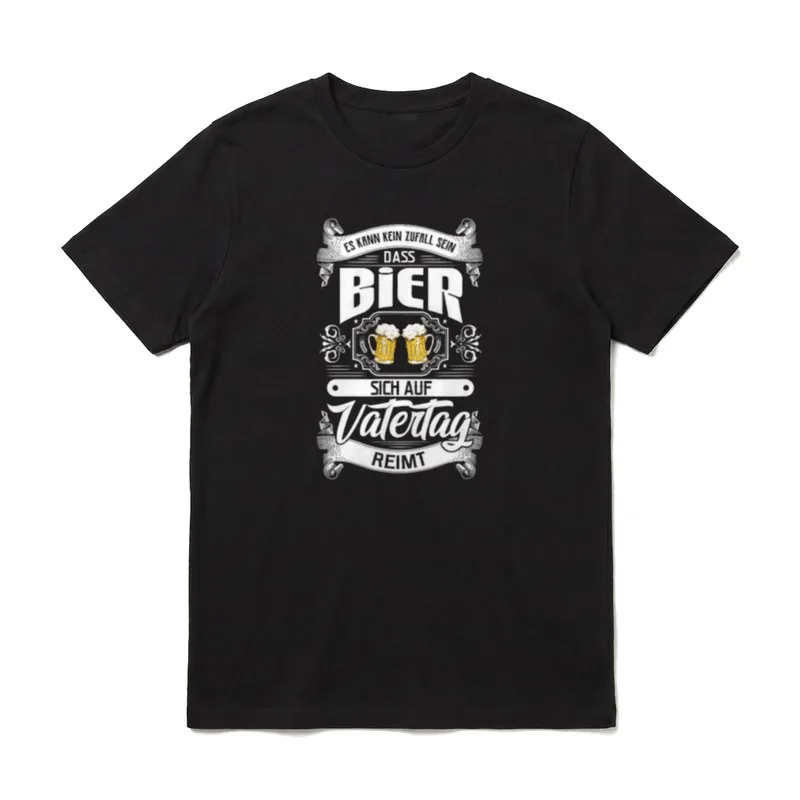 ES kann KEIN ZUFALL T-Shirt – Klassisches T-Shirt in Schwarz