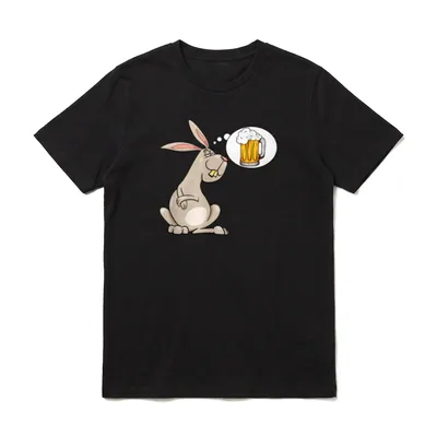 Osterhase Bunte Ostereier Ostern T-Shirt – Klassisches T-Shirt in Schwarz