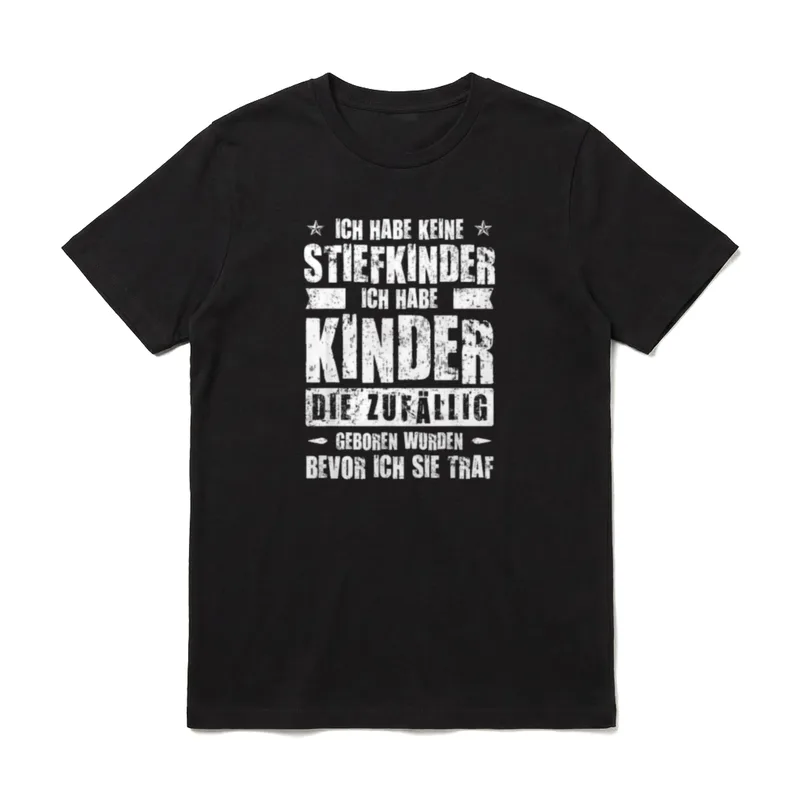 Bonuspapa Stiefvater Bonus Papa T-Shirt – Klassisches T-Shirt in Schwarz