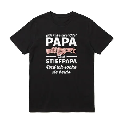 Lustig Männertag Himmelfahrt Bonus Vater T-Shirt – Klassisches T-Shirt in Schwarz