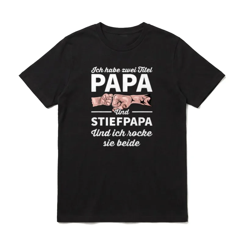 Lustig Männertag Himmelfahrt Bonus Vater T-Shirt – Klassisches T-Shirt in Schwarz