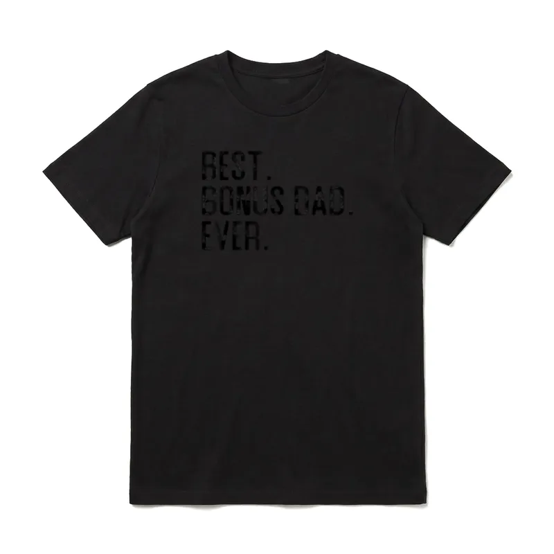 Best Bonus Dad Ever T-Shirt – Klassisches T-Shirt in Schwarz