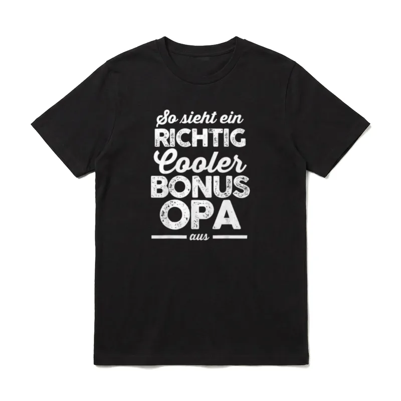 Ein richtig kühler Bonus T-Shirt – Klassisches T-Shirt in Schwarz