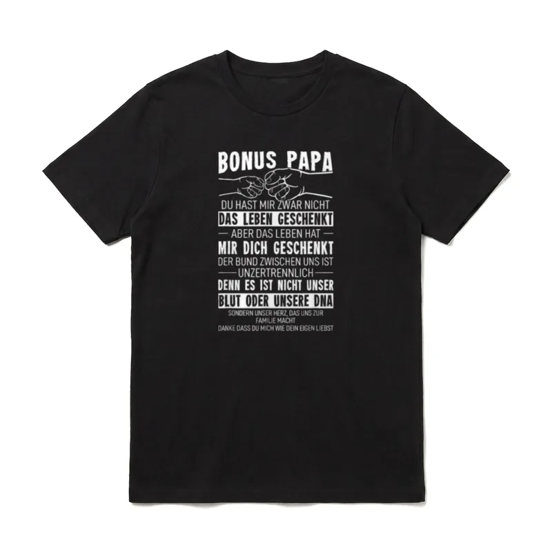 Vater Bonus Papatag Herrentag T-Shirt – Klassisches T-Shirt in Schwarz