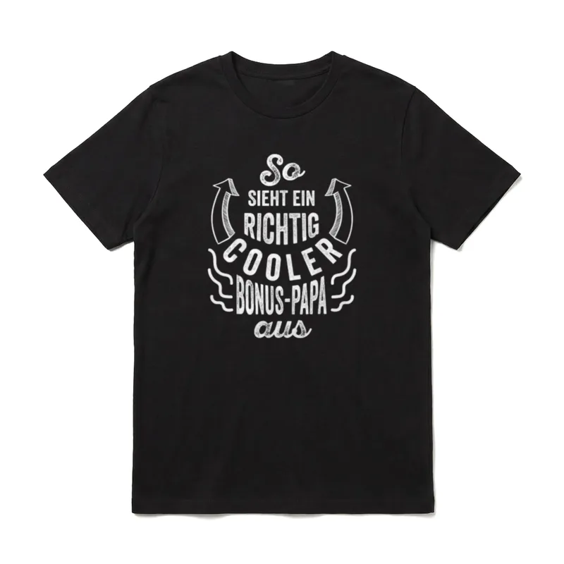 So sieht ein richtig T-Shirt – Klassisches T-Shirt in Schwarz