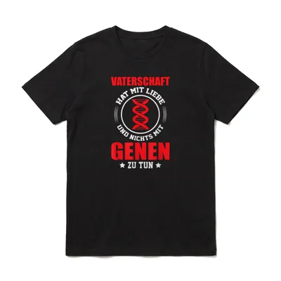 Stiefvater Adoptivvater Ziehvater Spruch T-Shirt – Klassisches T-Shirt in Schwarz