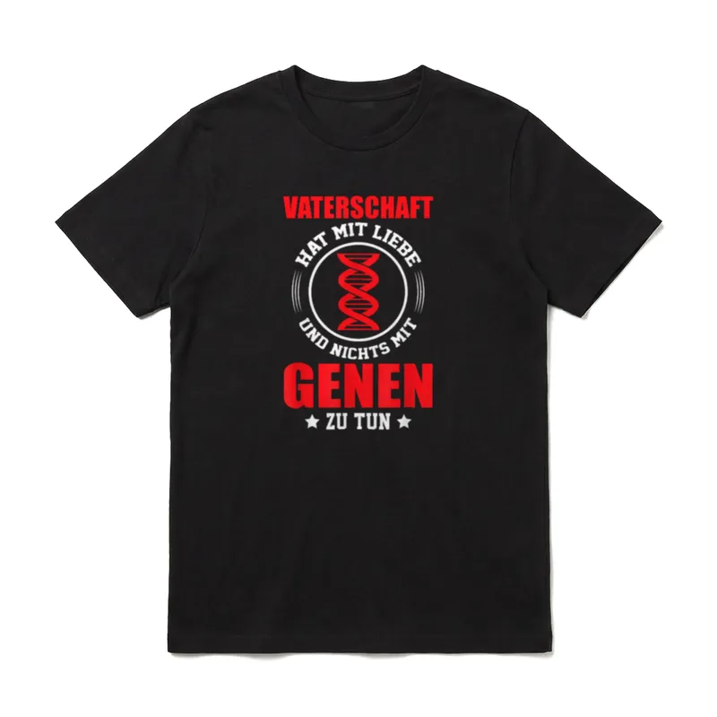 Stiefvater Adoptivvater Ziehvater Spruch T-Shirt – Klassisches T-Shirt in Schwarz