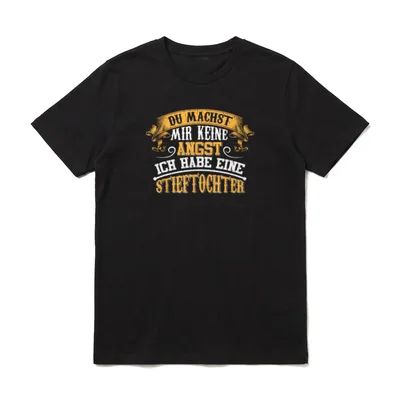 Stiefvater Bonus Papa Vater Stiefpapa T-Shirt – Klassisches T-Shirt in Schwarz