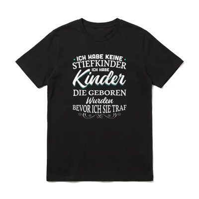 Stiefvater Stiefeltern Bonuspapa Bonus T-Shirt – Klassisches T-Shirt in Schwarz