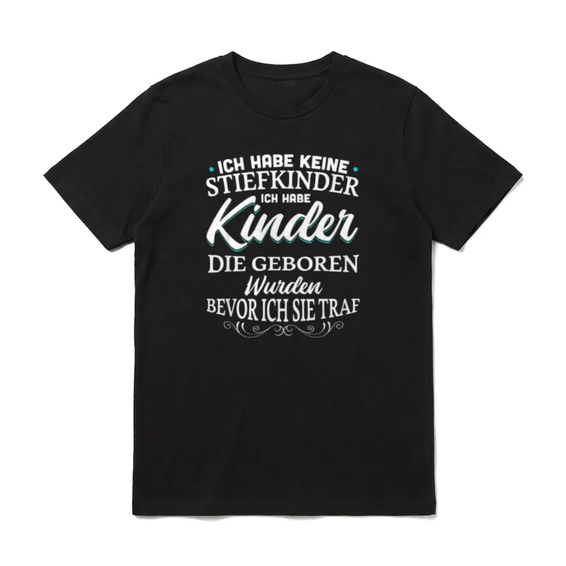 Stiefvater Stiefeltern Bonuspapa Bonus T-Shirt – Klassisches T-Shirt in Schwarz