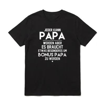 Vatertag Stiefvater Stiefpapa Jeder T-Shirt – Klassisches T-Shirt in Schwarz