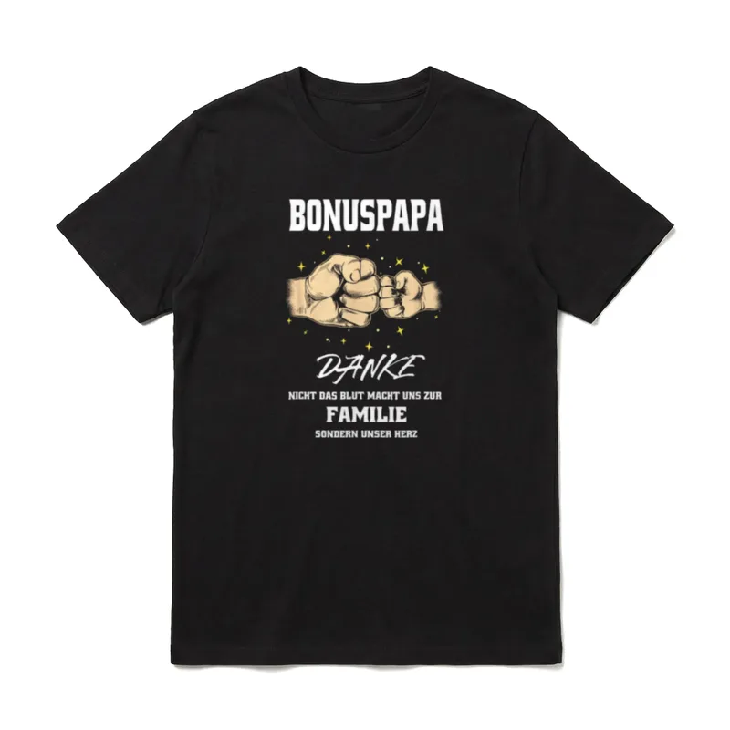 Bonuspapa Vater Vatertag Papa T-Shirt – Klassisches T-Shirt in Schwarz