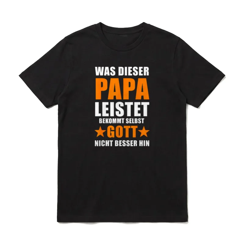 Papa Stepdad Bonuspapa Vatertag T-Shirt – Klassisches T-Shirt in Schwarz