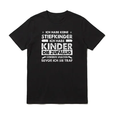 Stiefvater Ich Habe Keine T-Shirt – Klassisches T-Shirt in Schwarz