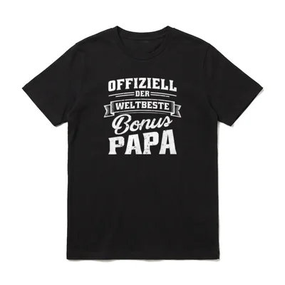 Offiziell der weltbeste Bonus T-Shirt – Klassisches T-Shirt in Schwarz