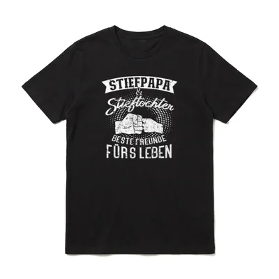 Stiefpapa und Stieftochter Himmelfahrt T-Shirt – Klassisches T-Shirt in Schwarz