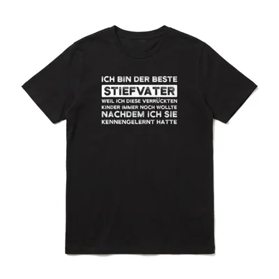 Ich bin der beste T-Shirt – Klassisches T-Shirt in Schwarz