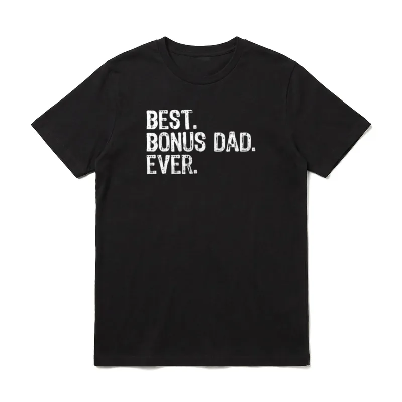 Best Bonus Dad Ever Funny T-Shirt – Klassisches T-Shirt in Schwarz