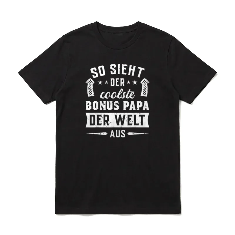 So sieht der coolste Bonus T-Shirt – Klassisches T-Shirt in Schwarz
