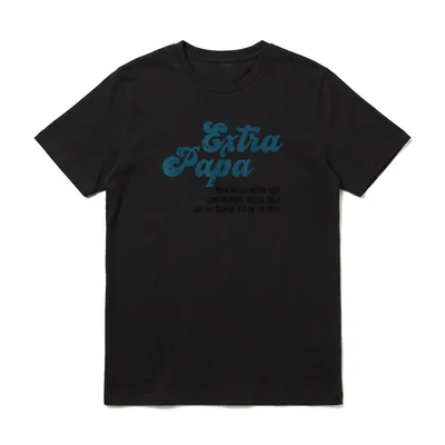 Extrapapa Bonuspapa Stiefpapa Ziehpapa T-Shirt – Klassisches T-Shirt in Schwarz