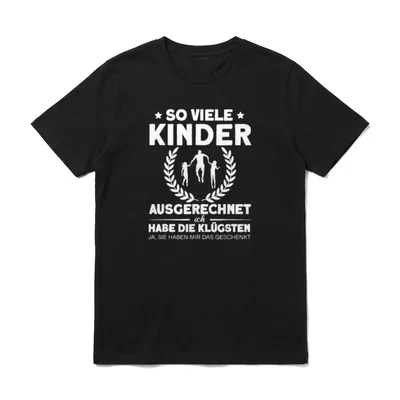 Stiefvater Vater Vatertag Spruch T-Shirt – Klassisches T-Shirt in Schwarz