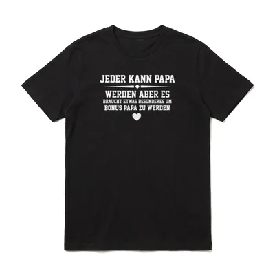 Vatertag Stiefvater Stiefpapa Jeder kann T-Shirt – Klassisches T-Shirt in Schwarz