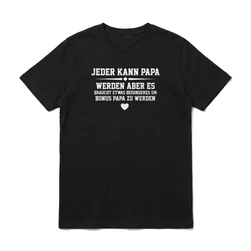 Vatertag Stiefvater Stiefpapa Jeder kann T-Shirt – Klassisches T-Shirt in Schwarz