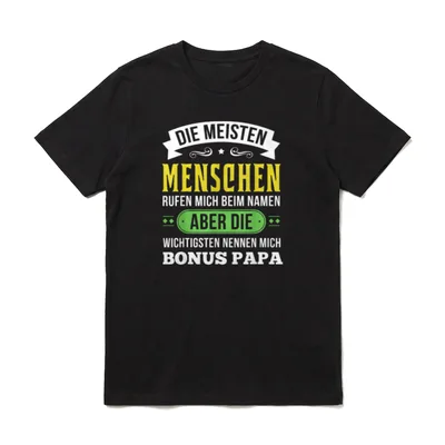 Die wichtigsten Menschen nennen T-Shirt – Klassisches T-Shirt in Schwarz