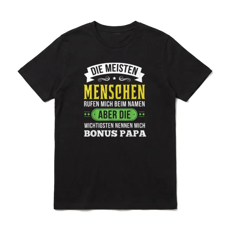 Die wichtigsten Menschen nennen T-Shirt – Klassisches T-Shirt in Schwarz