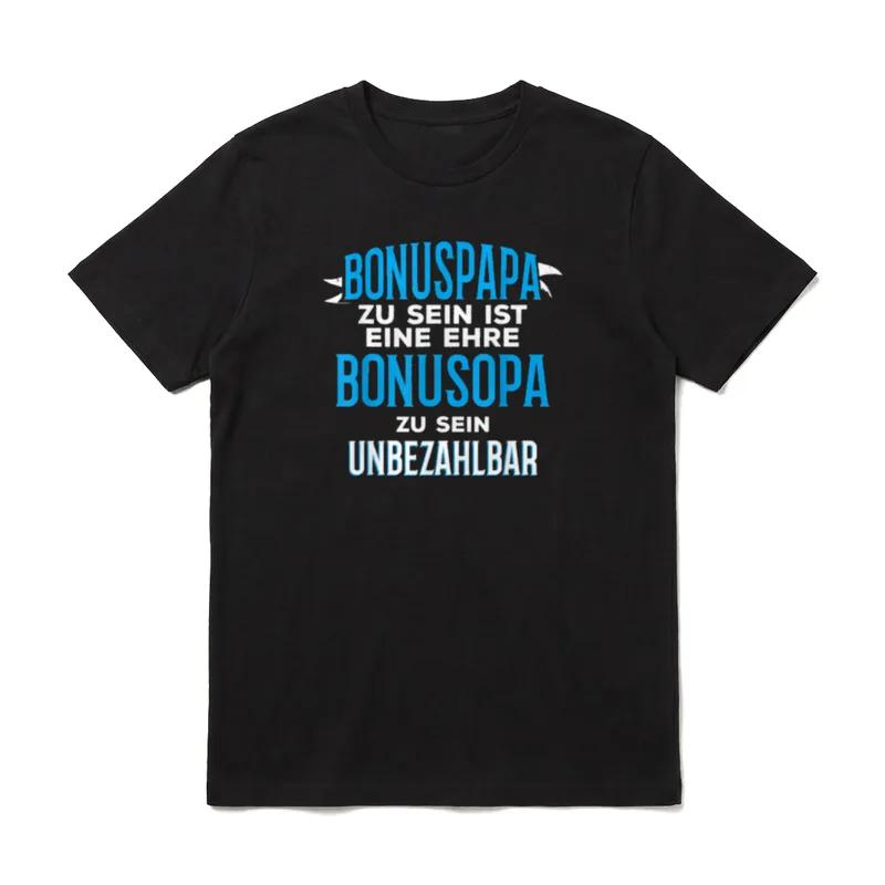 Bonuspapa zu sein ist T-Shirt – Klassisches T-Shirt in Schwarz