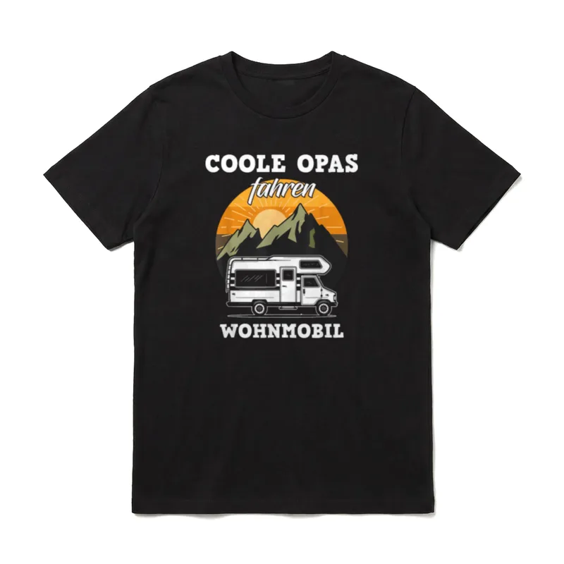 T-Shirt Wohnmobil – Klassisches T-Shirt in Schwarz