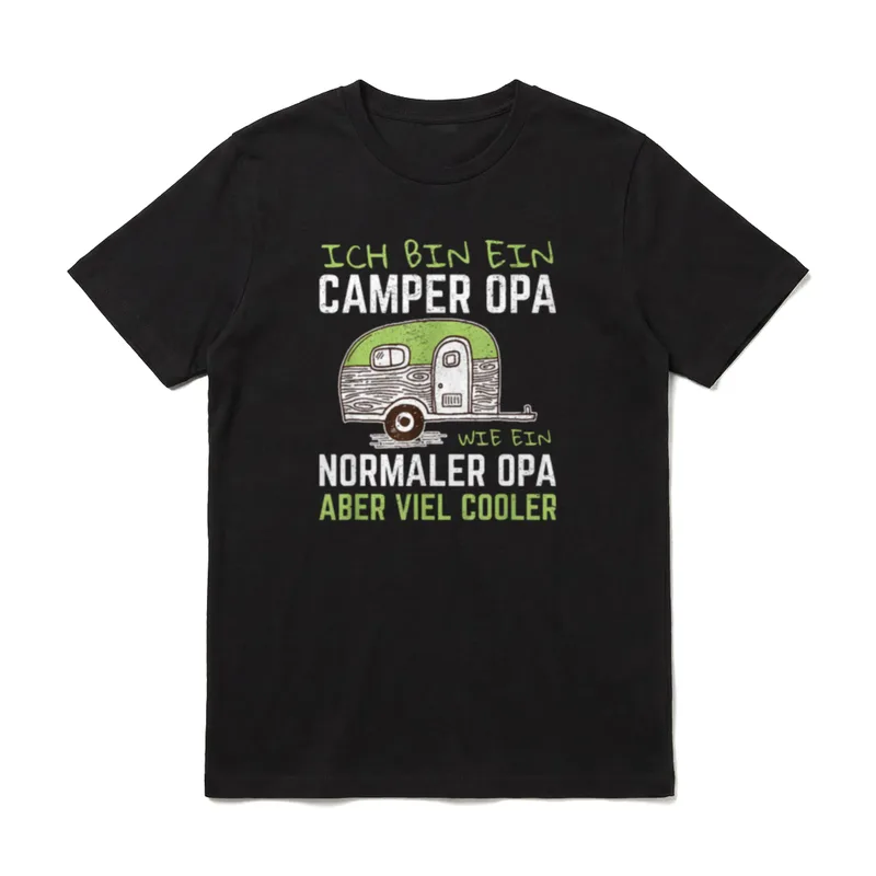 Ich bin ein Camper T-Shirt – Klassisches T-Shirt in Schwarz