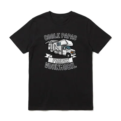 COOLE PAPAS FAHREN WOHNMOBIL! T-Shirt – Klassisches T-Shirt in Schwarz