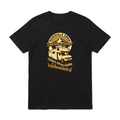 Normale Opas Spielen Bingo Camping & Wohnmobil T-Shirt – Klassisches T-Shirt in Schwarz