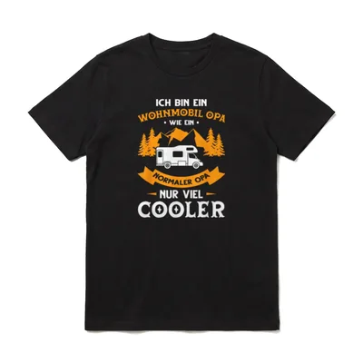 Ich bin ein Wohnmobil T-Shirt – Klassisches T-Shirt in Schwarz
