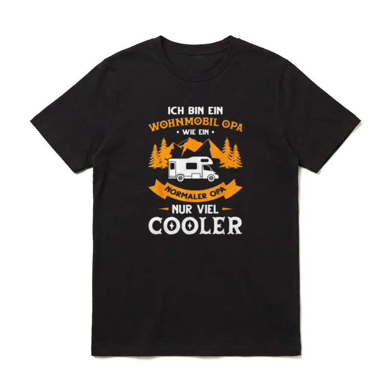 Ich bin ein Wohnmobil T-Shirt – Klassisches T-Shirt in Schwarz