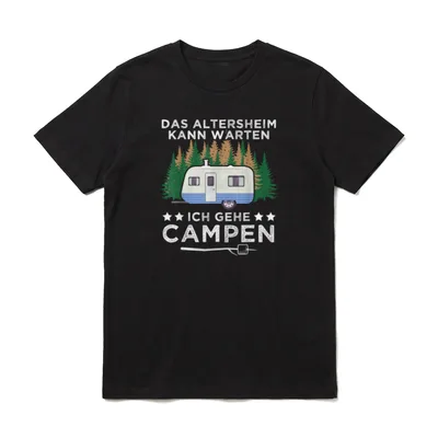 Das Altersheim Kann Warten Ich T-Shirt – Klassisches T-Shirt in Schwarz