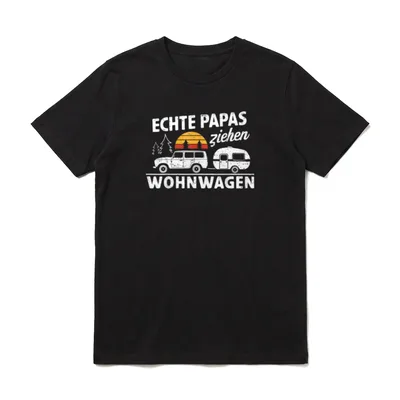Wohnwagen Zubehör & Camping T-Shirt – Klassisches T-Shirt in Schwarz