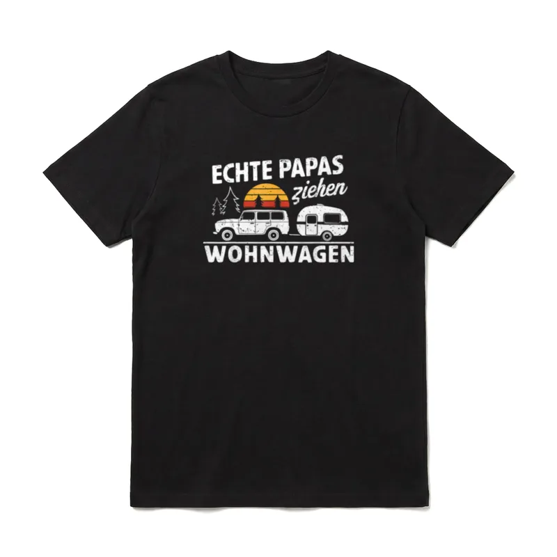 Wohnwagen Zubehör & Camping T-Shirt – Klassisches T-Shirt in Schwarz