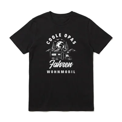 Cooler Opa Fahren Wohnmobil T-Shirt – Klassisches T-Shirt in Schwarz