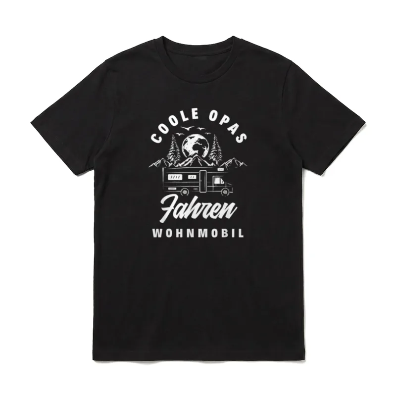 Cooler Opa Fahren Wohnmobil T-Shirt – Klassisches T-Shirt in Schwarz