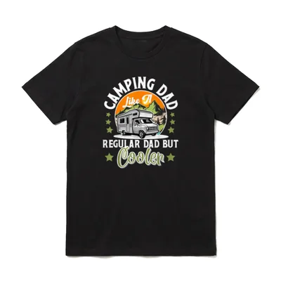 Camping Papa Campen Vater T-Shirt – Klassisches T-Shirt in Schwarz